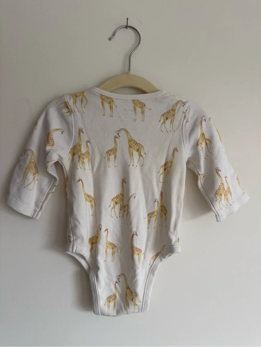 6-12m Pehr Giraffe-Print Onesie